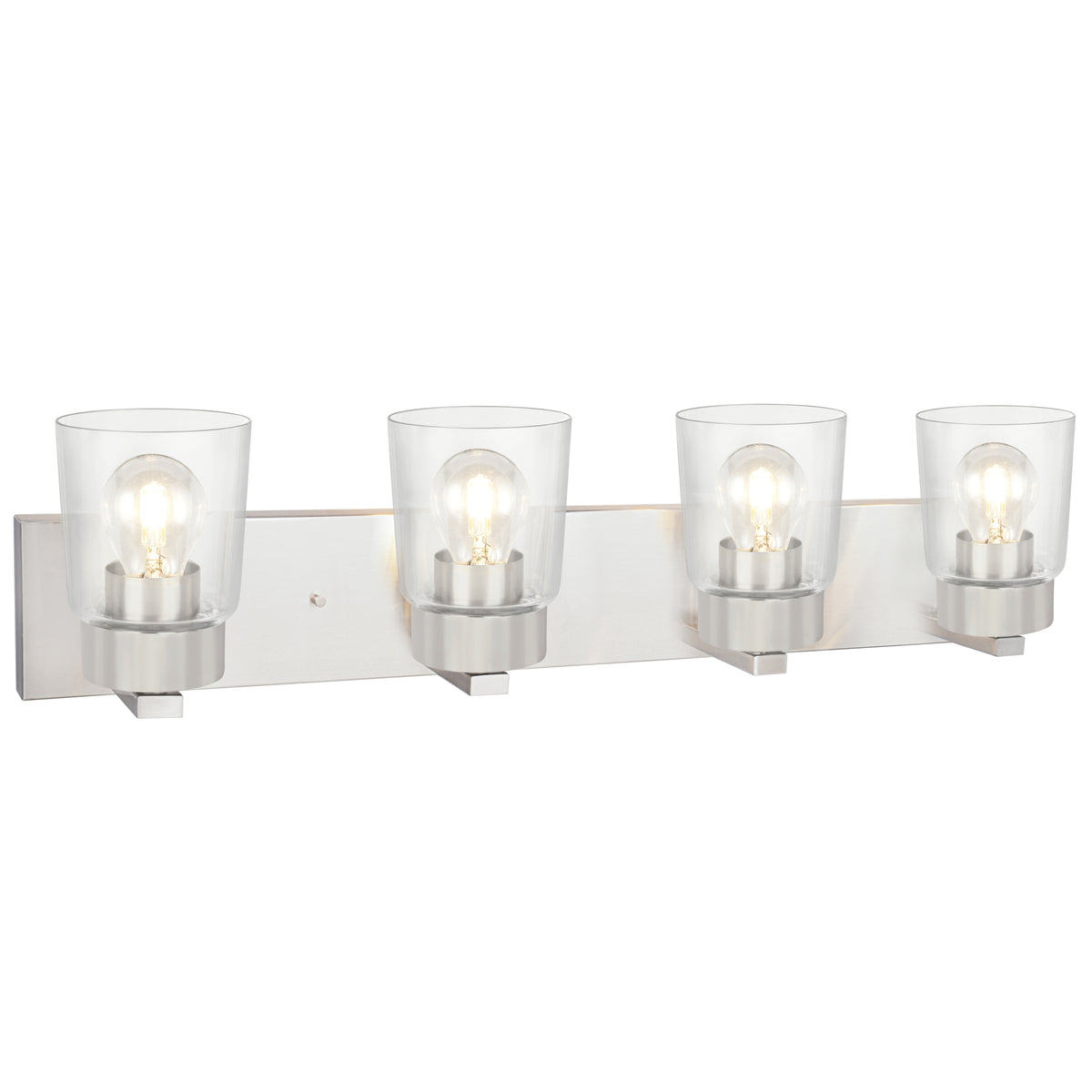 # 62245 Four-Light Metal Bathroom Vanity Wall Light Fixture, 32