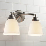 # 23022-4 Transitional Style Replacement Bell Shaped Frosted Ribbed Glass Shade, 2 1/4" Fitter Size, 4 1/2" high x 4 3/4" diameter, 4 Pack
