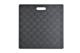 # 18001-32 Anti-Fatigue, Ergonomically Engineered, Non-Toxic, Non-Slip, Waterproof, All-Purpose PU Floor Mat, Basket Weave Pattern, 20" x 20" x .62" thickness, Black Color (2 Pack)