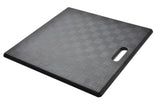 # 18001-32 Anti-Fatigue, Ergonomically Engineered, Non-Toxic, Non-Slip, Waterproof, All-Purpose PU Floor Mat, Basket Weave Pattern, 20" x 20" x .62" thickness, Black Color (2 Pack)