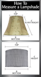 # 74004  One-Light Hanging Pendant Ceiling Light with Transitional Scallop Bell Fabric Lamp Shade, Taupe Faux Silk, 14" W