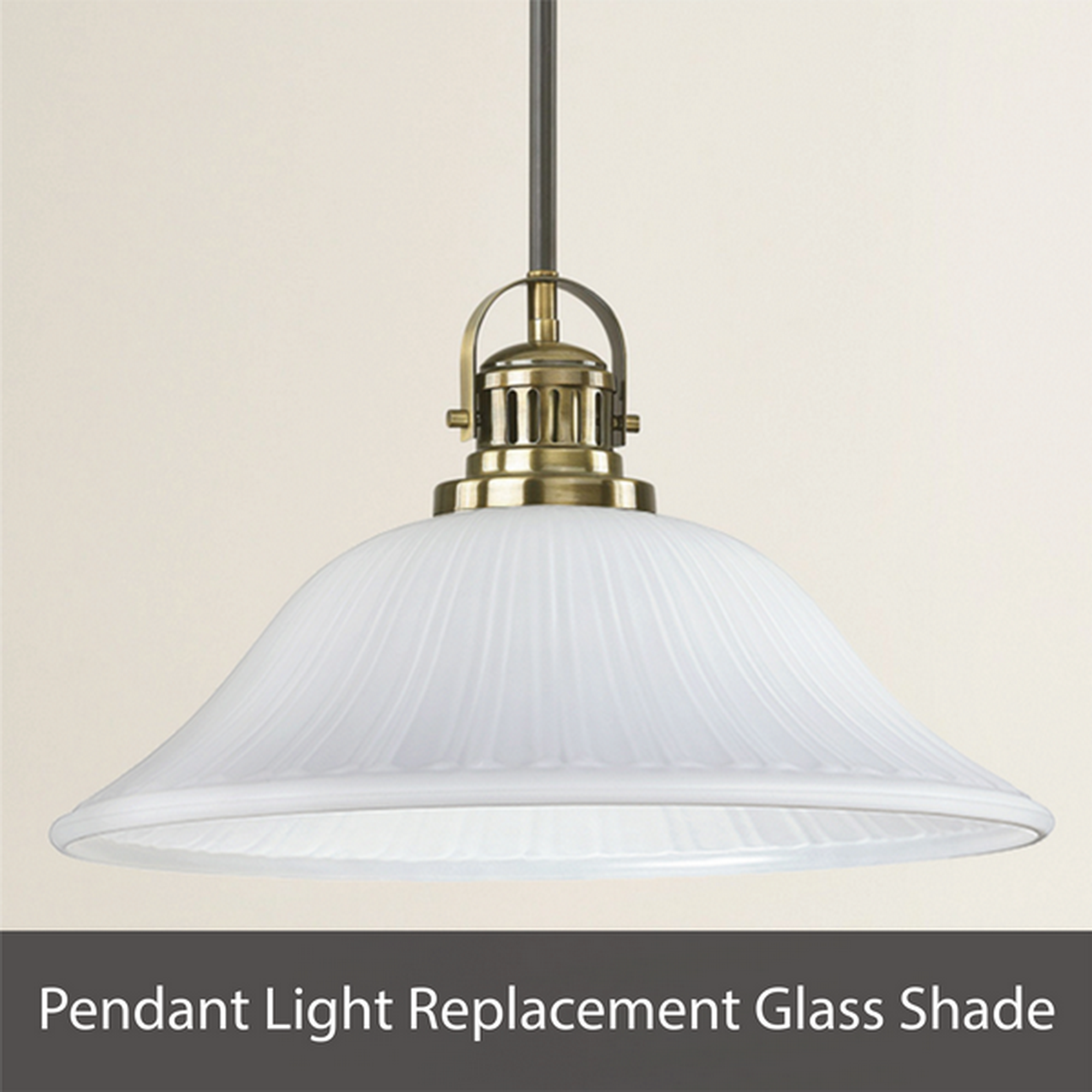 23511-11,Frosted Glass Shade for Medium Base Socket Torchiere Lamp